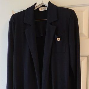 Vintage St John Full length Knit Coat Size 4